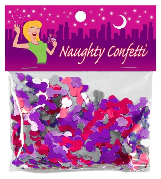 Naughty Confetti Penis Assorted Colors