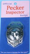 Pecker Inspector Badge