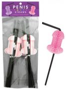 Penis Party Straws 8 Count Assorted Colors
