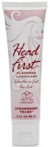 Head First Flavored Lubricant 2 oz - Strawberry