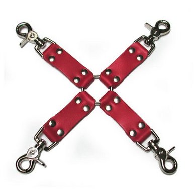 Hog Tie Leather Red