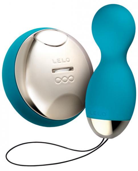 Hula Wireless Remote Control Silicone Pleasure Beads - Blue