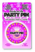 Bride To Be Wearable Party Pin Game