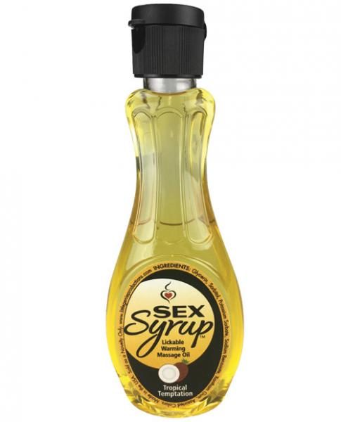 Sex Syrup Tropical Temptation Massage Oil 4oz