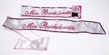 Miss Bachelorette Flashing Sash