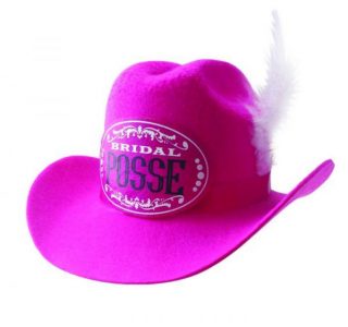 Gettin Hitched Mini Posse Hat Pink