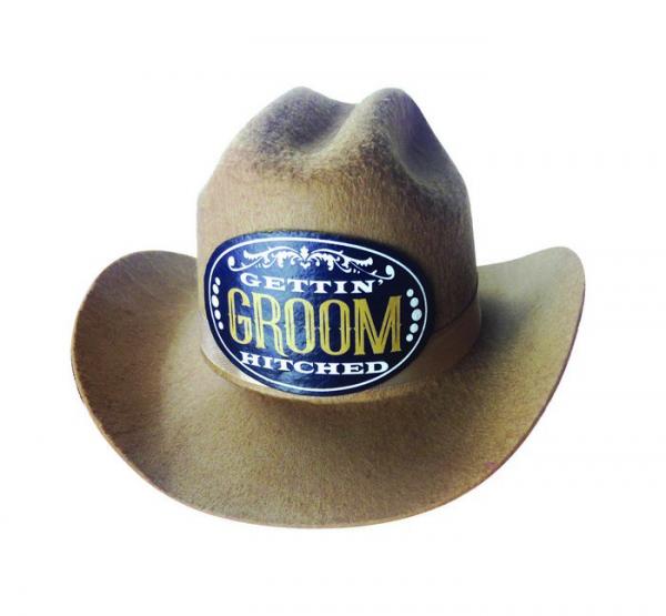 Gettin Hitched Mini Groom Hat Brown