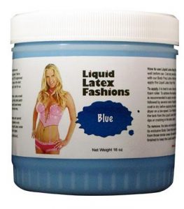 Liquid Latex Body Paint Solid Blue 16oz