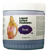 Liquid Latex Body Paints Solid Purple 16oz