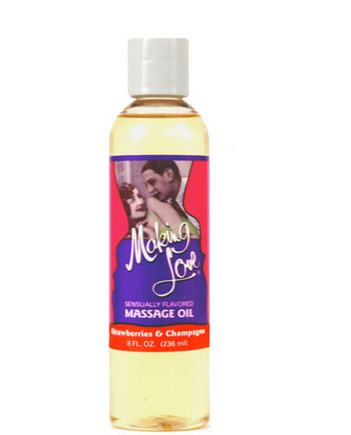 Making Love Massage Oil - Strawberries and Champagne