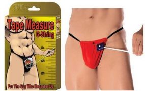Tape Measure G-String Assorted