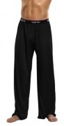 Pants Knit Silk Black Large