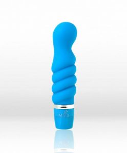 Twisty G Spot Vibe Silicone Neon Blue