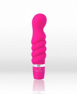 Twisty G Spot Vibe Silicone Neon Pink