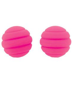 Twistty Silicone Kegel Balls Pink