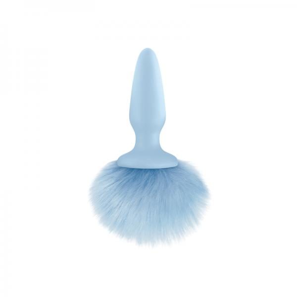 Bunny Tails Blue Silicone Butt Plug