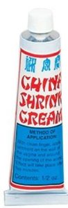 China Shrink Cream .5 ounce