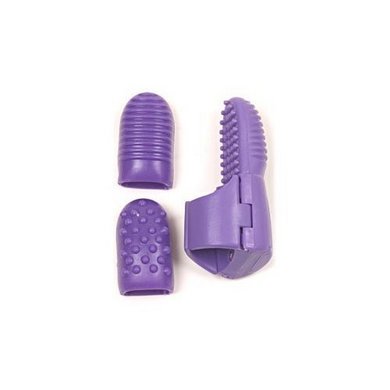 Passion Pointer Plus Finger Vibe With Sleeves - Purple