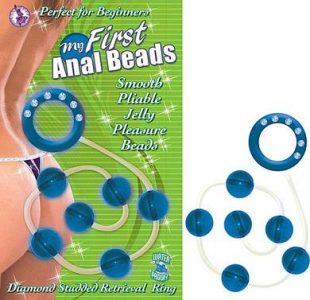 My First Anal Beads Blue