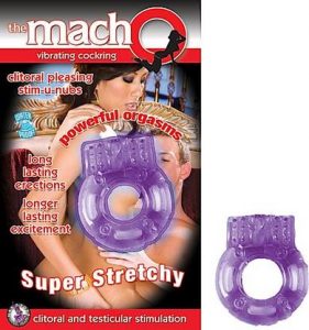 Macho Vibrating Cockring Purple