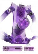 Femme Fatale Jelly Climaxer Strap On Stimulation Waterproof - Purple