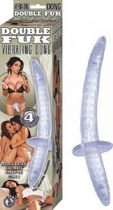 Double Fuk Vibrating Dong Clear