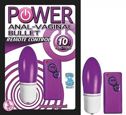 Power Anal Vaginal Bullet Purple