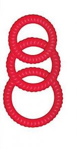 Ultra Cocksweller Silicone C Rings - Red