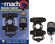 Macho Remote Control Cockring Black