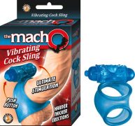 Macho Vibrating Cock Sling Blue