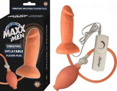Inflatable Vibe Love Plug Beige