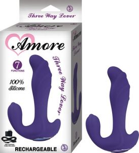 Amore Three Way Lover Purple Vibrator