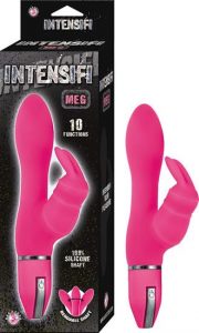 Intensifi Meg 10 Function Silicone Pink Rabbit Vibrator
