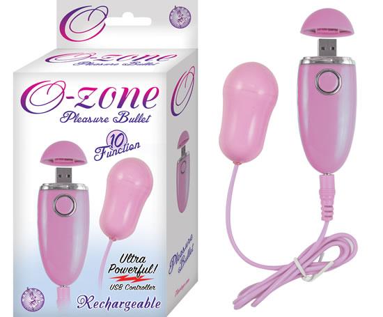 Ozone Pleasure Bullet Vibrator Pink
