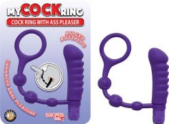My Cockring With Ass Pleaser Purple