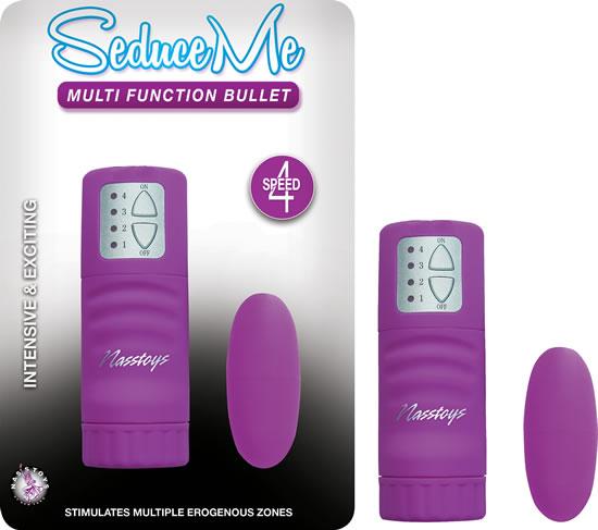 Seduce Me Multi Function Bullet Vibrator Purple
