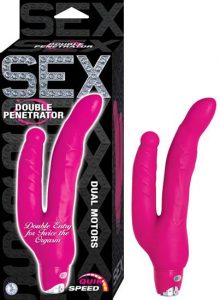 Sex Double Penetrator Pink Vibrator