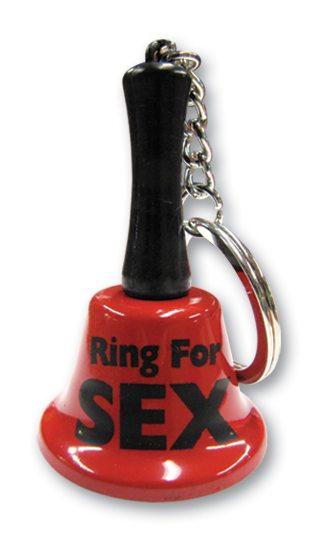 Key Chain Mini Ring Bell For Sex Red