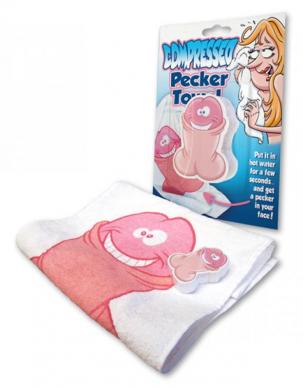 Compressed Pecker Towel