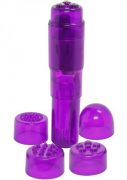 Waterproof Mini Mite Massager Purple Pocket Rocket