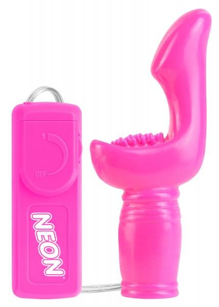 Neon Sexy Snuggler Pink Vibrator