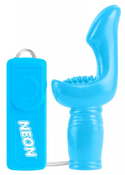 Neon Sexy Snuggler Blue Vibrator