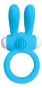 Neon Rabbit Ring Vibrator Blue