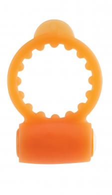 Neon Vibrating C Ring - Orange