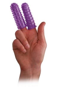 Jelly Finger Stimulators Purple