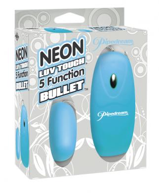 Neon Luv Touch Bullet Blue 5 Function