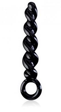 Icicles Hand Blown Glass #39 Black Probe