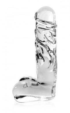 Icicles # 40 Clear Glass Dildo