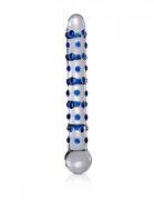 Icicles No 50 Glass Massagers Blue Nubs
