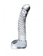 Icicles No 61 Glass Massager G-Spot Dildo Clear